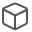 Значок для GameObject представляет собой контур куба.